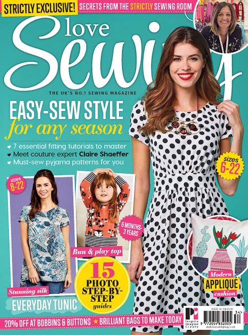 Love Sewing - Issue 34, 2016
