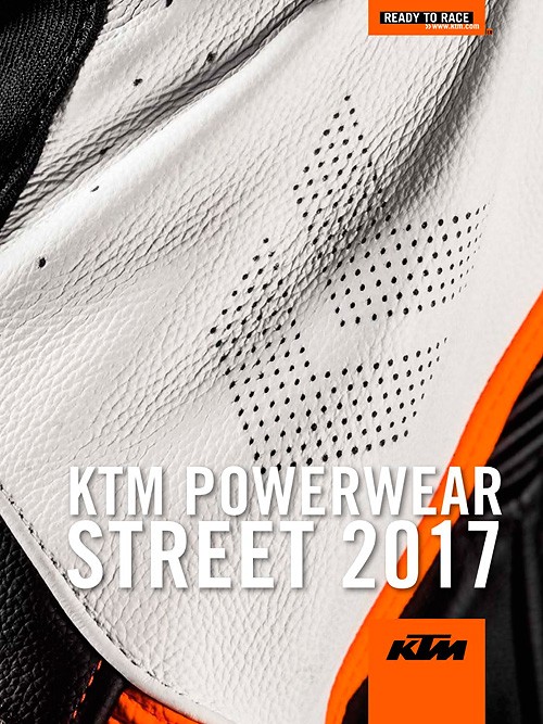 KTM PowerWear - Street Catalog 2017 English