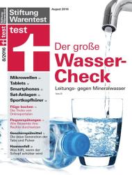 Stiftung Warentest Test - August 2016