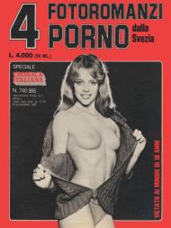4 Fotoromanzi Porno - N 740 9 Novembre 1972