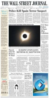 The Wall Street Journal Europe — 22 August 2017
