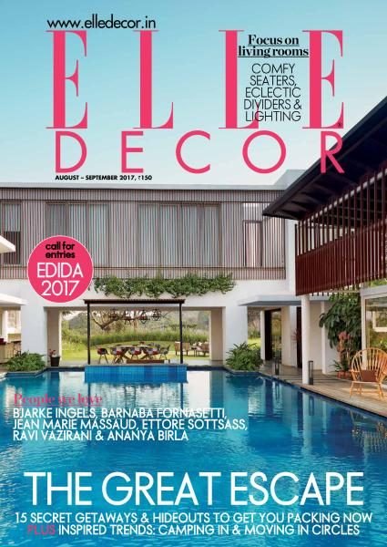 Elle Decor India — August-September 2017