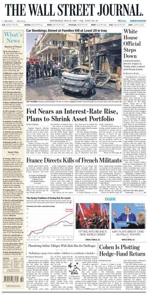 The Wall Street Journal Europe — May 31, 2017
