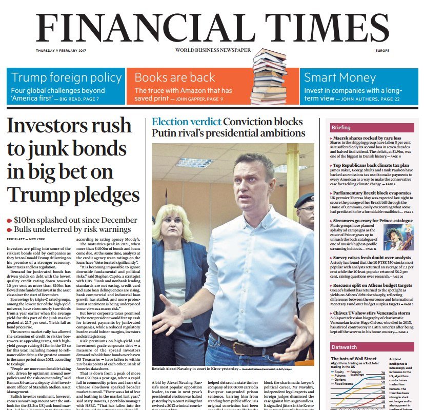 Financial Times Europe 9 February 2017