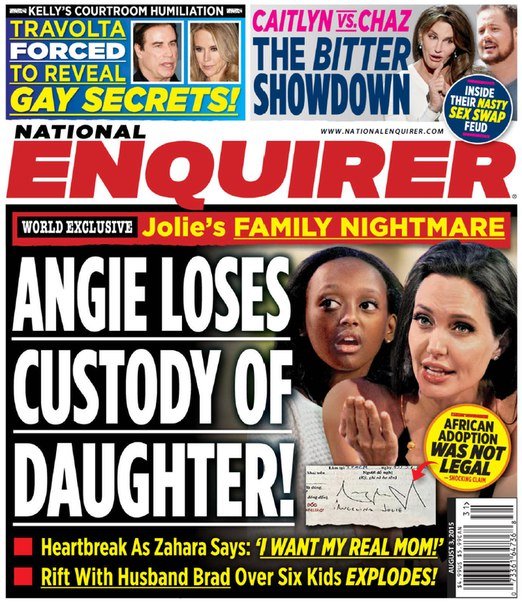 National Enquirer – August 3, 2015  USA